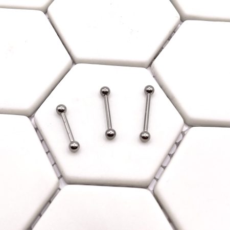 Straight Barbell, 1.2mm, Internal Thread, Titanium ASTM F-136