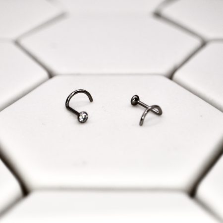 Nose WCZ Corkscrew 0.8mm/ 6mm Titanium ASTM F-136