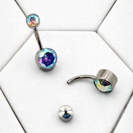 Paradise Shine CZ Navel